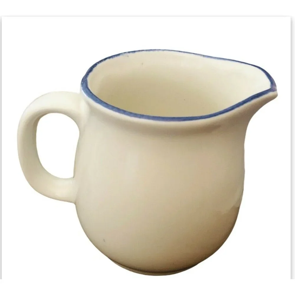 Vintage‎ Country Heritage Blue Floral Creamer Cup